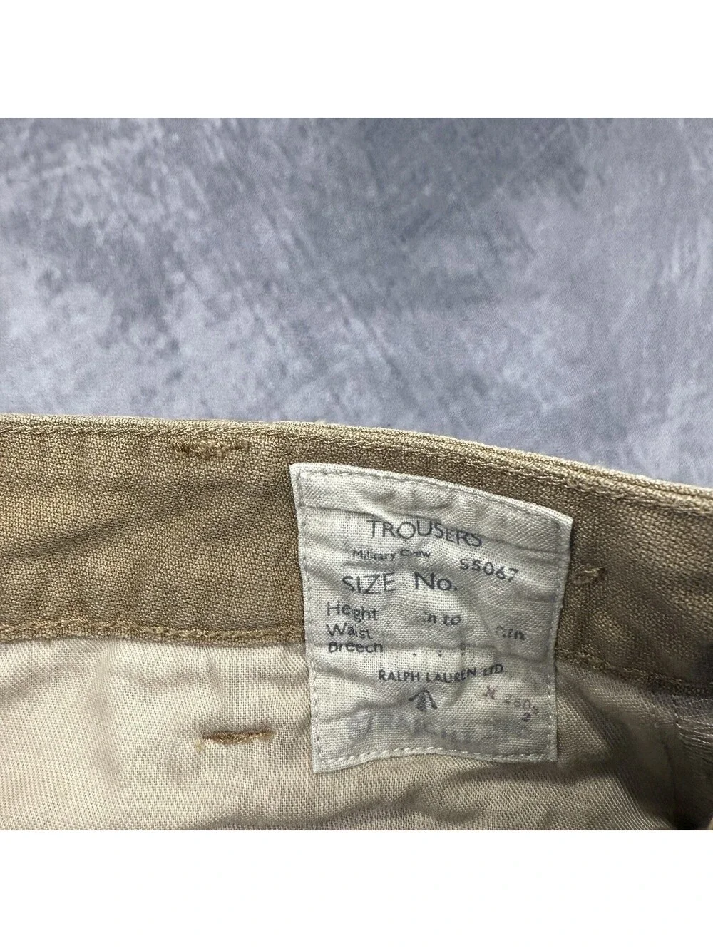 Polo Ralph Lauren Military Cargo Pants Men's 32x30(29) Utility Surplus Khaki